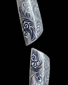 2 pcs Mirror cap Hand made engraved 07-13/14-18! Choose the year !