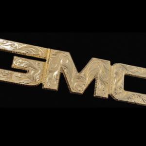 Front GMC Emblem Gold Plated 24k ! / Choose the Year !