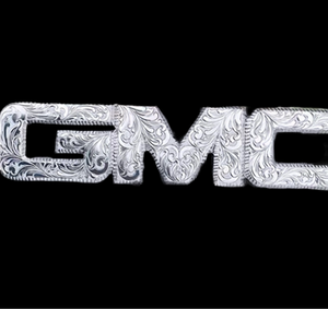 GMC FRONT TRIPLE CHROME PLATED EMBLEM /CHOOSE THE YEAR!