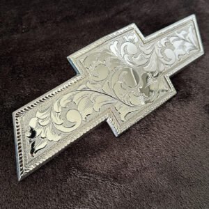 Hand Engraved Chrome Plated Front Chevy Bowtie (2014-2015)