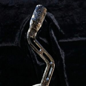 Chevrolet OBS gear shift lever, FULLY ENGRAVED, chromed and plated in 24k gold