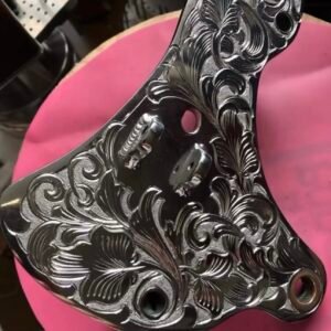 Harley ironhead custom sprocket cover.
