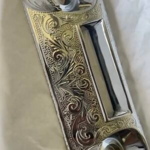 Engraved & Diamond-Cut Chrome Radio Bezel – 1960 Chevrolet Impala