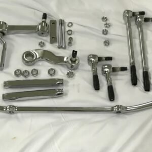 1958-1964 Impala Complete Steering Linkage Kit Chrome